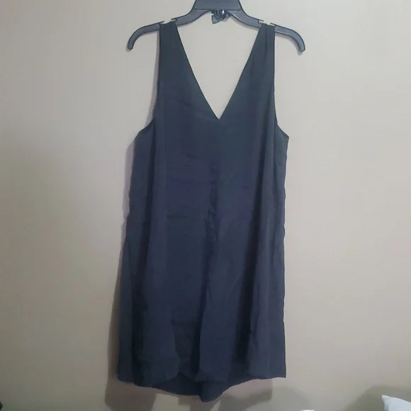 Zara Black V-Neck LINED Dress Size XXL - Picture 5 of 5